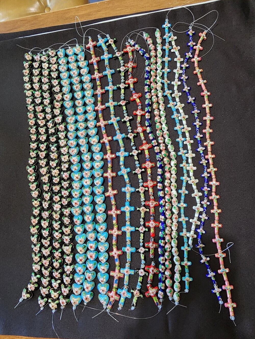 Cloisonne Metal Beads